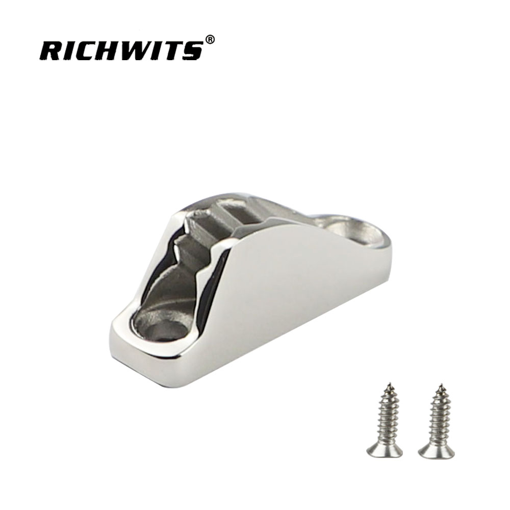 Rigging-Hardware für Bootsdeckklampen aus Edelstahl 316, 18 x 48 mm