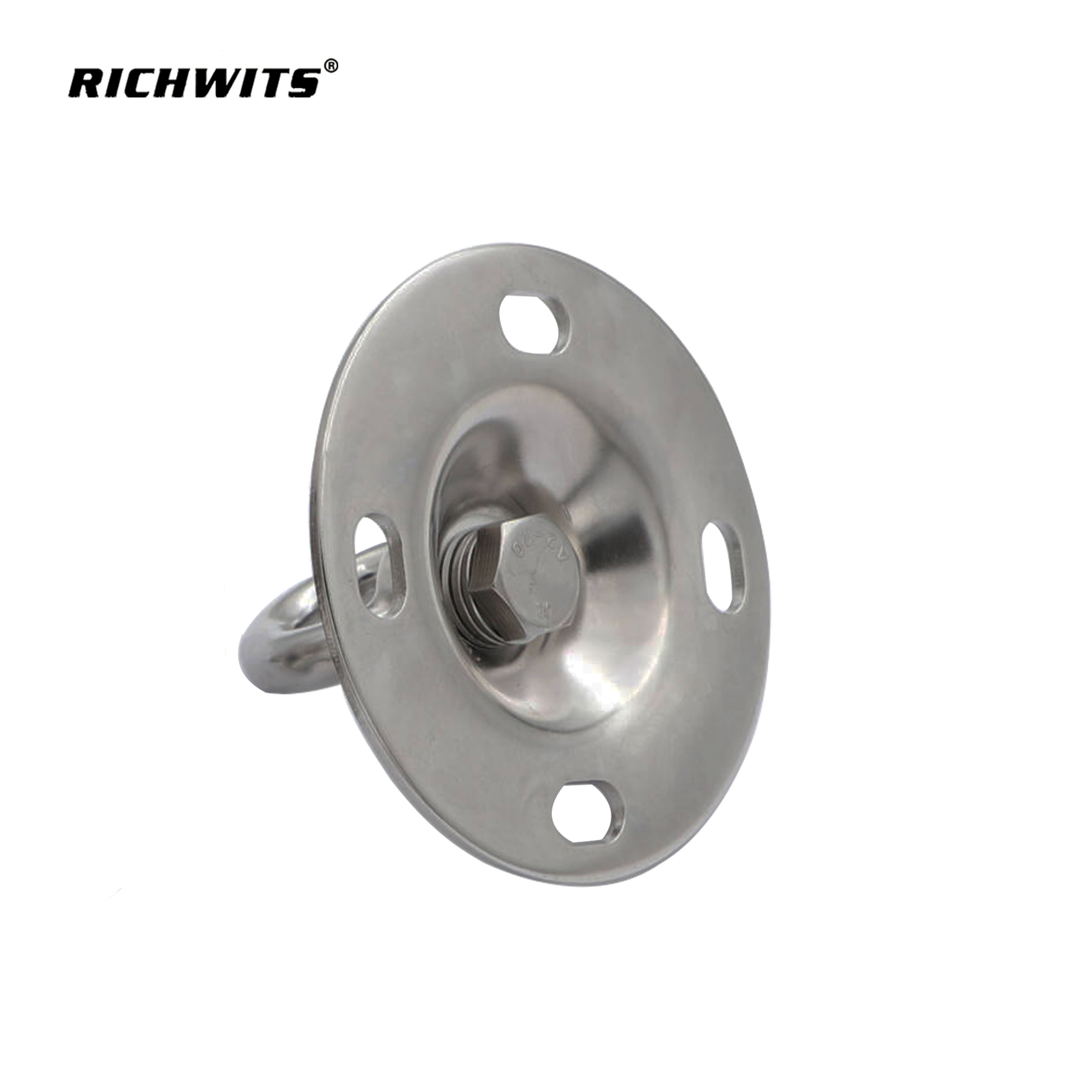 Decken-Hängemattenplatte aus Edelstahl, 10 x 90 mm