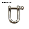 SS304 Schäkel Jis Typ D Schäkel für Schiff Yacht RV. 4mm-38mm