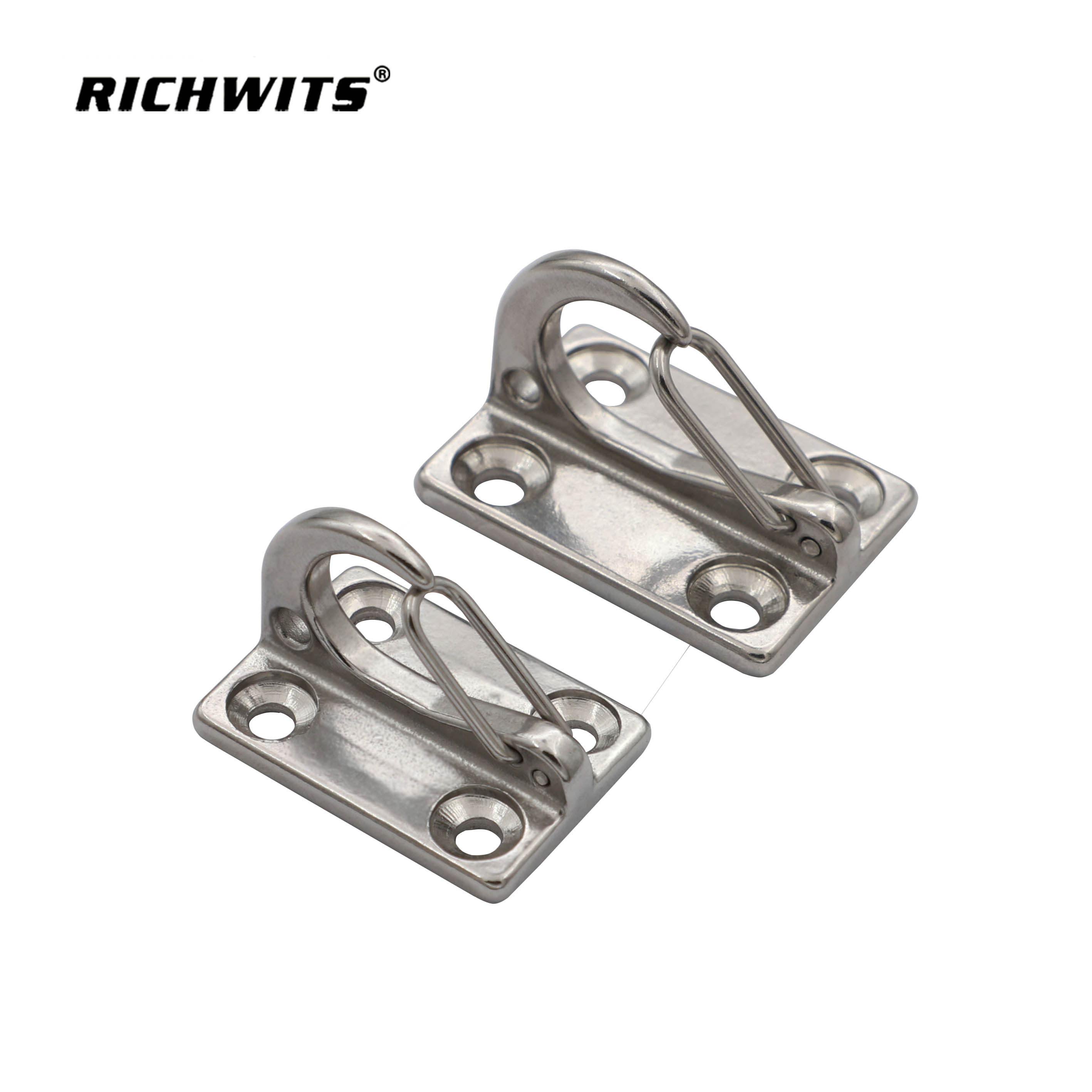 Mairne Hardware Fenderhaken, Edelstahl, einfacher Feder-Fenderhaken