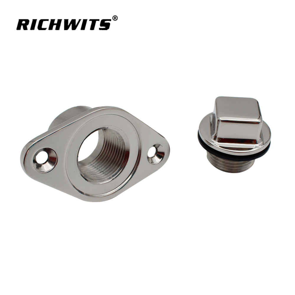 Marine-Edelstahl-Diamant-Garboard-Ablassstopfen