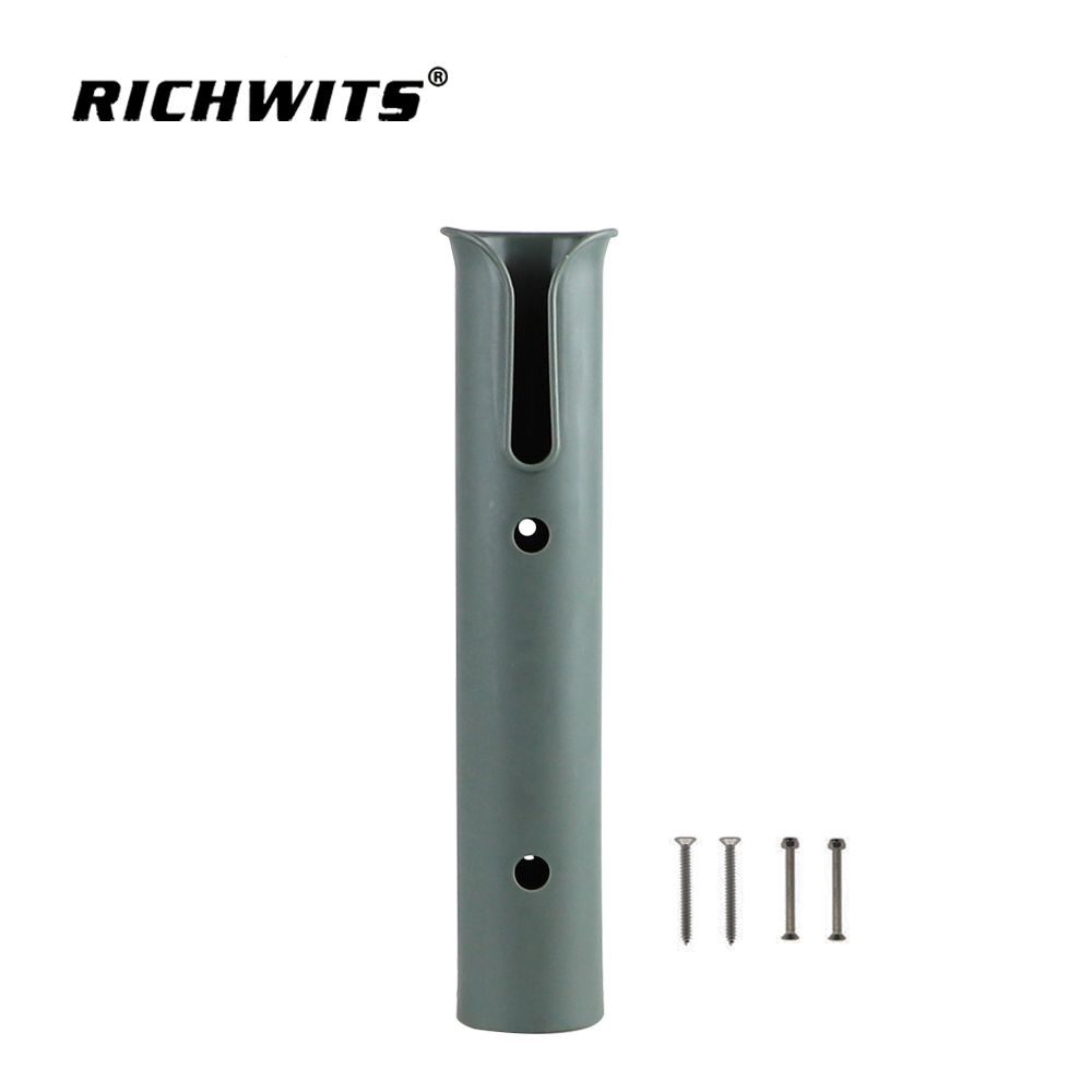 Angelrute Zubehör Langlebig Einzel Rohr Halterung Buchse Rack ABS Kunststoff Angelrute Pole Halter