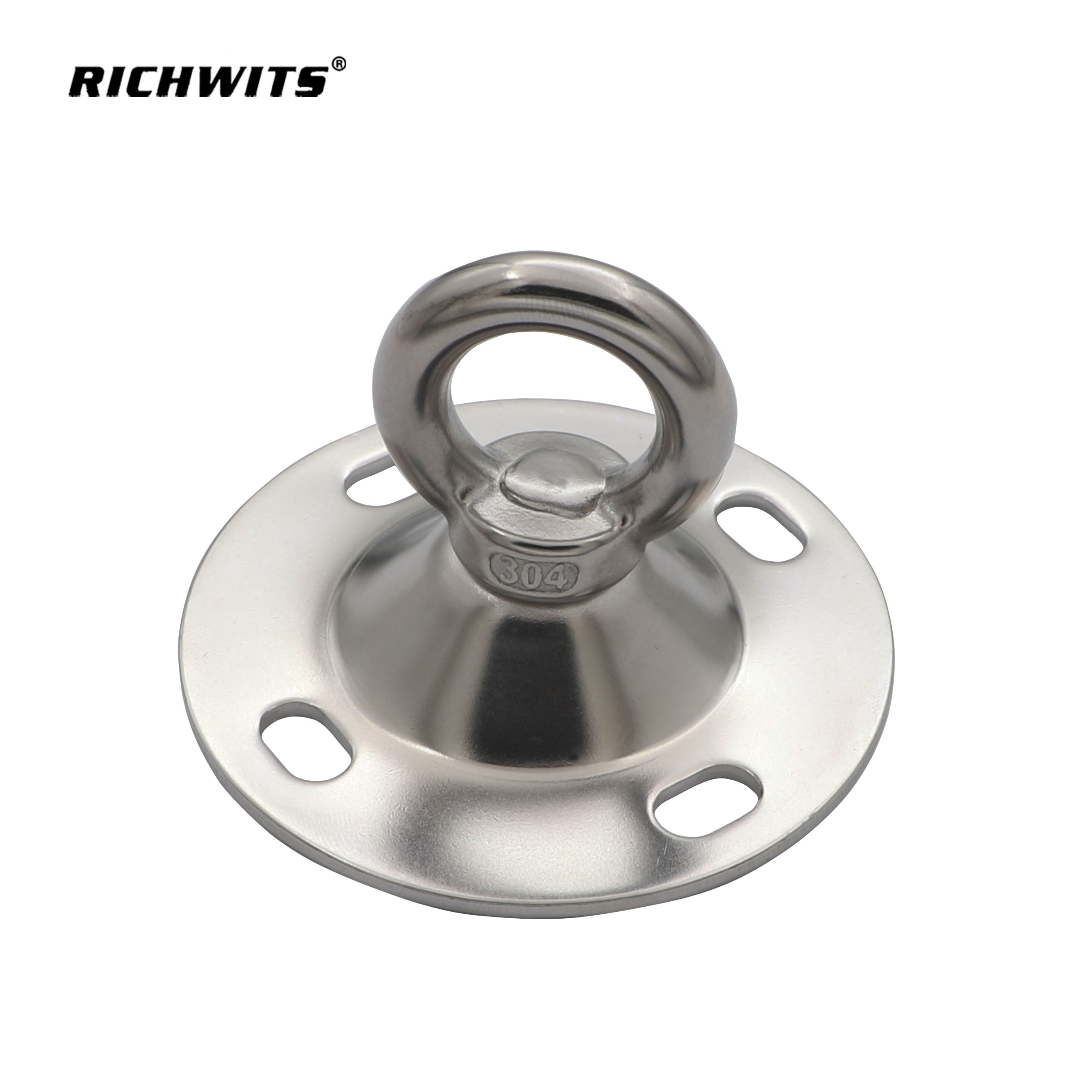 Decken-Hängemattenplatte aus Edelstahl, 10 x 90 mm