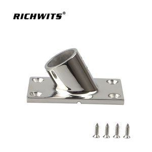  Marinezubehör aus Edelstahl 316, 60-Grad-Schienenbasis, 22 mm/25 mm