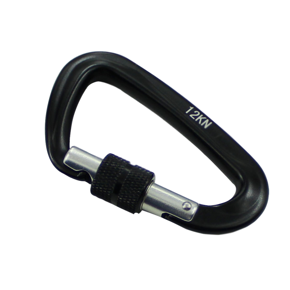  Luftfahrt-Aluminium-D-förmiger Karabiner-Kletter-Versicherungshaken