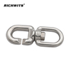 Marine-Seil aus Edelstahl 316, C-Form, 8-Kette, Schnellverbindungs-Drehring