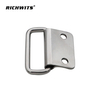 Schwerlast-Klappgriff für Schranktüren aus Edelstahl 304, Hebering aus Metall mit Doppellochmontage für Marine-Hardware