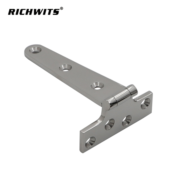 Hardware Edelstahl 316 Siebenloch-T-förmiges Scharnier für Schiff, Yacht, Wohnmobil.