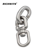 Marine-Seil aus Edelstahl 316, C-Form, 8-Kette, Schnellverbindungs-Drehring