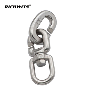 Marine-Seil aus Edelstahl 316, C-Form, 8-Kette, Schnellverbindungs-Drehring