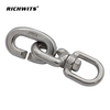 Marine-Seil aus Edelstahl 316, C-Form, 8-Kette, Schnellverbindungs-Drehring
