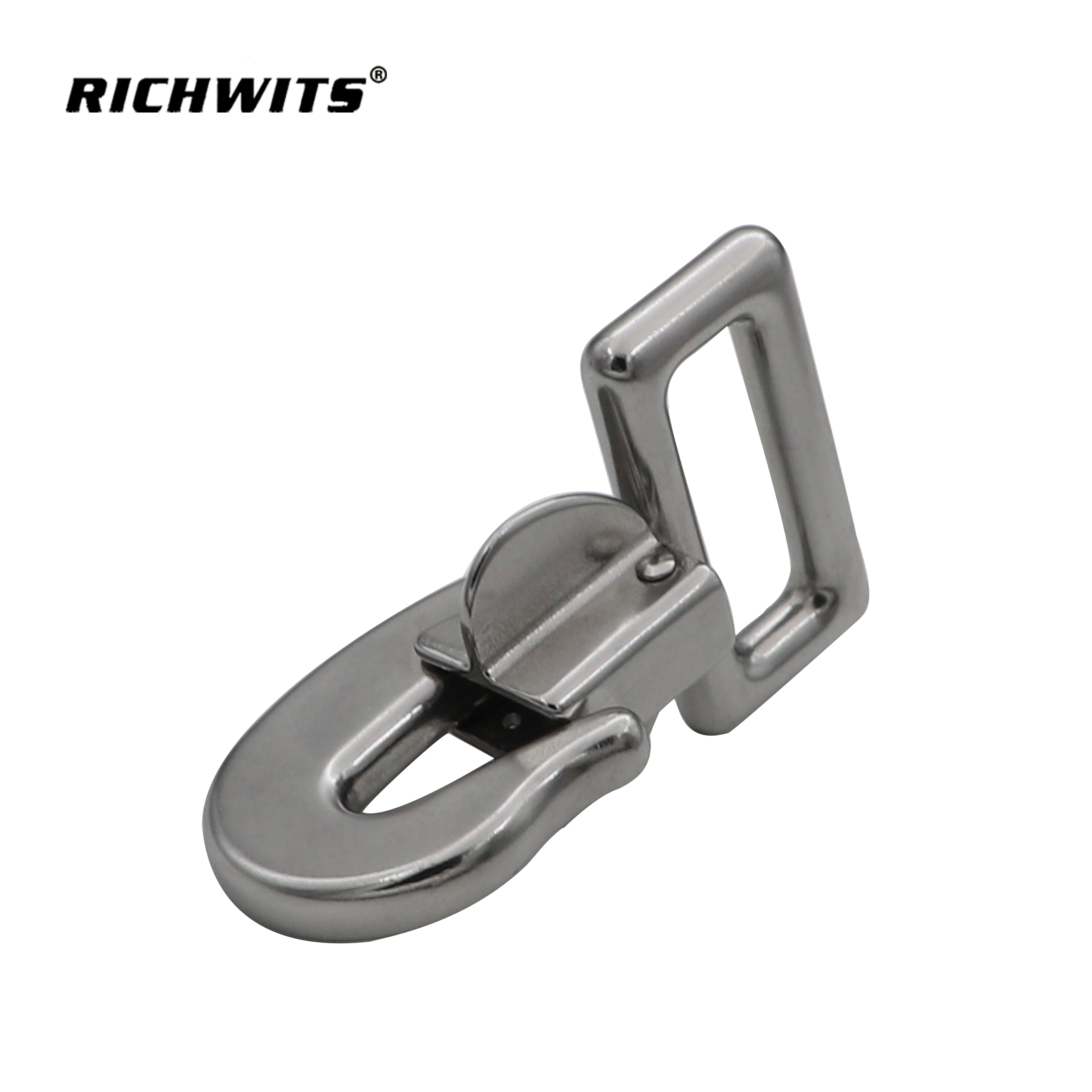 Fabrikpreis Rigging Hardware 304 Edelstahl-Karabinerhaken mit quadratischem Auge