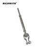Rigging-Hardware zum Neupreis, Edelstahl 316, Spannschlossbacke mit geschlossenem Körper und einfacher Stange